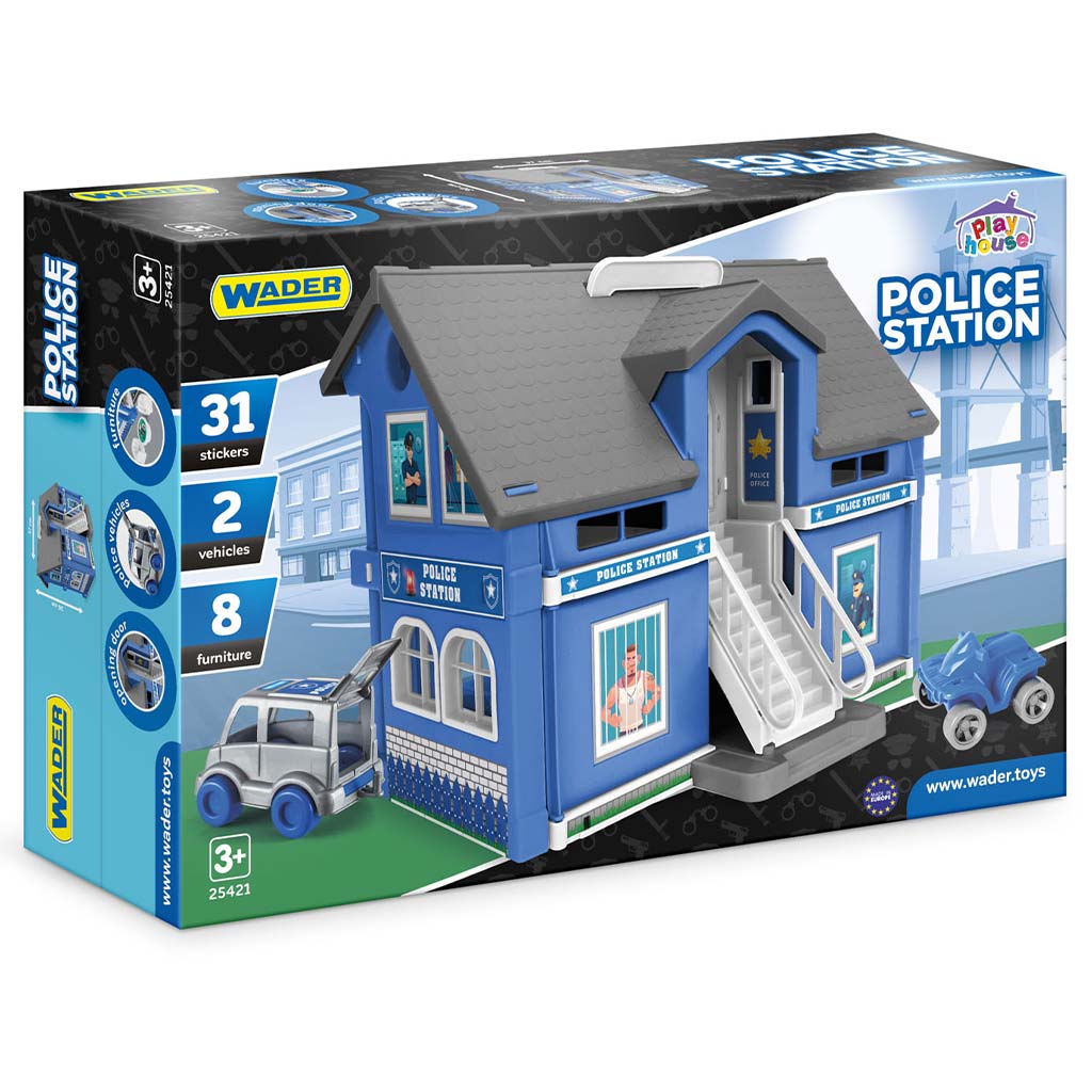 imagen de Play House: Set de juego de policía con vehículos - Wader 1