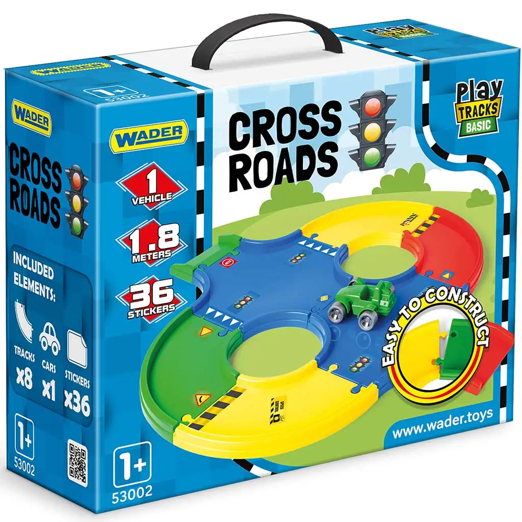 imagen de Play Tracks: Set de pista de velocidad con intersecciones - Wader 1