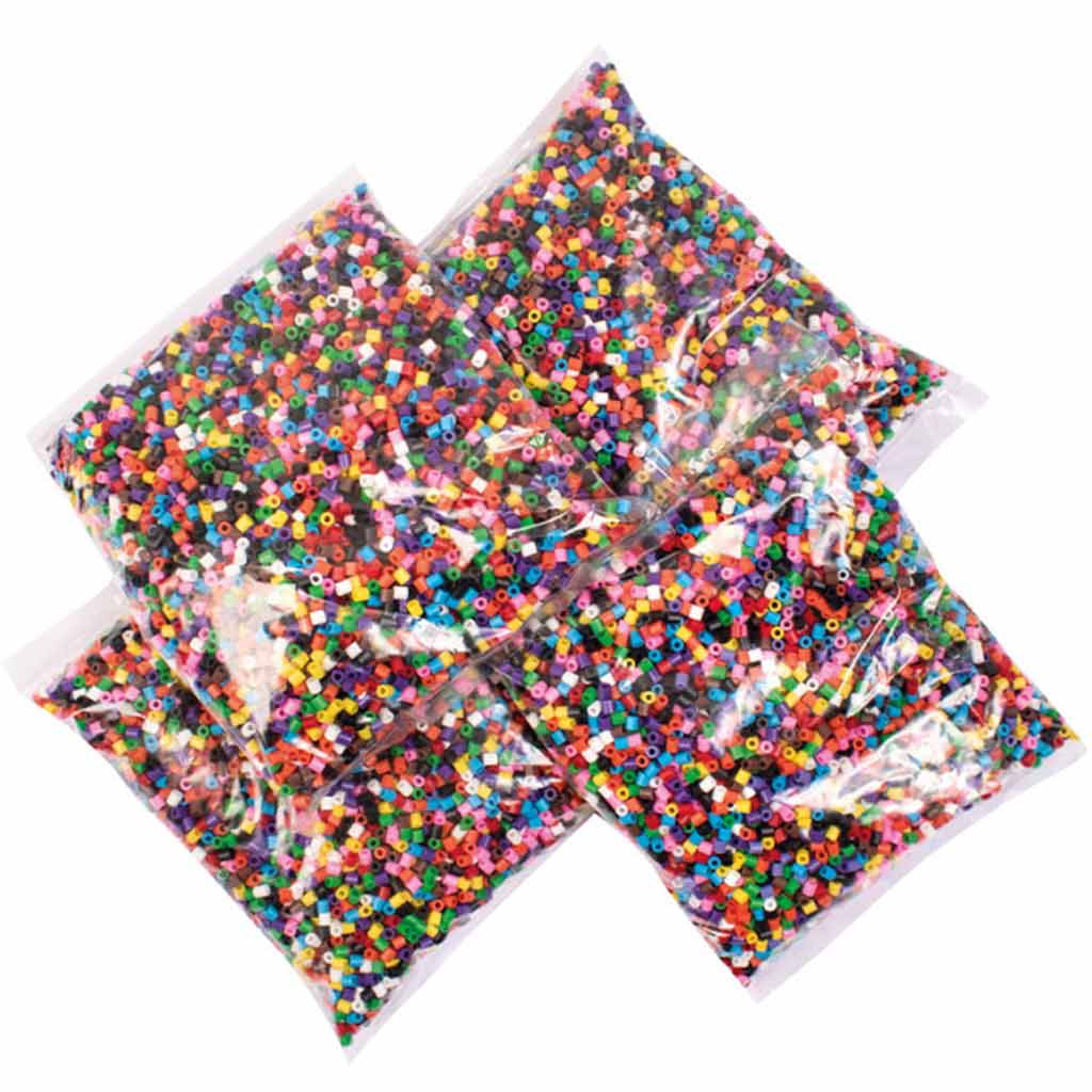 imagen de PlayBox: 5mm MIDI plancha perlas 10 colores base paquete de 28.000 unidades 1