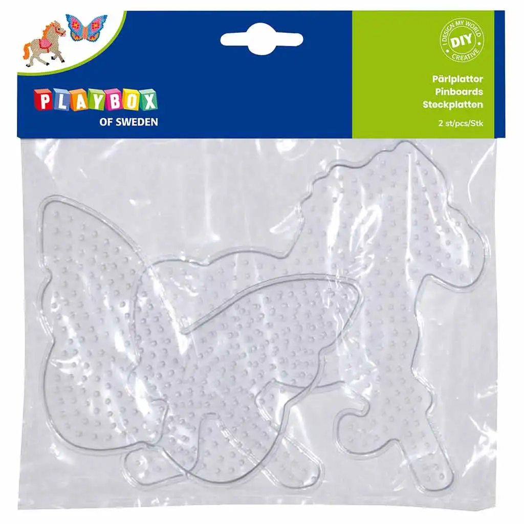 imagen de PlayBox: base de perlas MIDI planchables de 5 mm en forma de mariposa y caballo 1