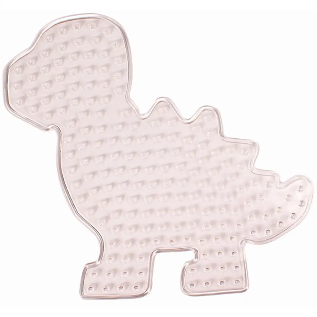 imagen de PlayBox: base de perlas planchables de 9 mm en forma de dinosaurio 5 unidades 1