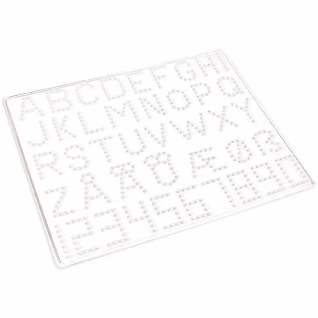 imagen de PlayBox: base de plancha de perlas MIDI de 5 mm con letras, números y símbolos, paquete de 5 unidades 1