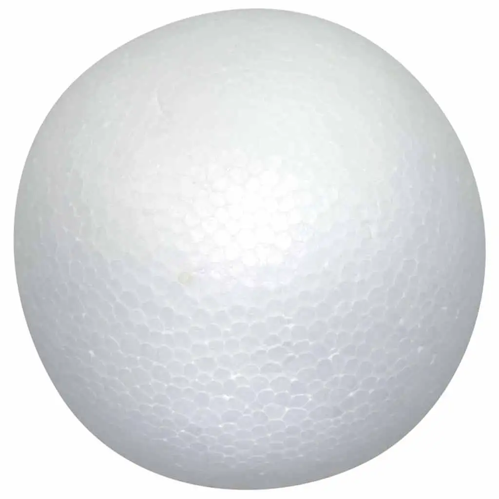 imagen de PlayBox: Bola de poliestireno decorativa 10cm 1ud 1