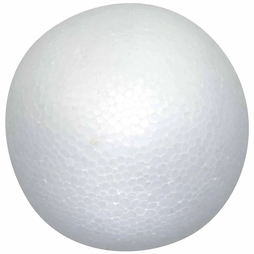 imagen de PlayBox: Bola de poliestireno decorativa de 8 cm de diámetro 1 unidad 1