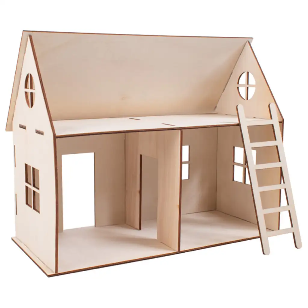 imagen de PlayBox: Casa de bricolaje DIY de madera 2