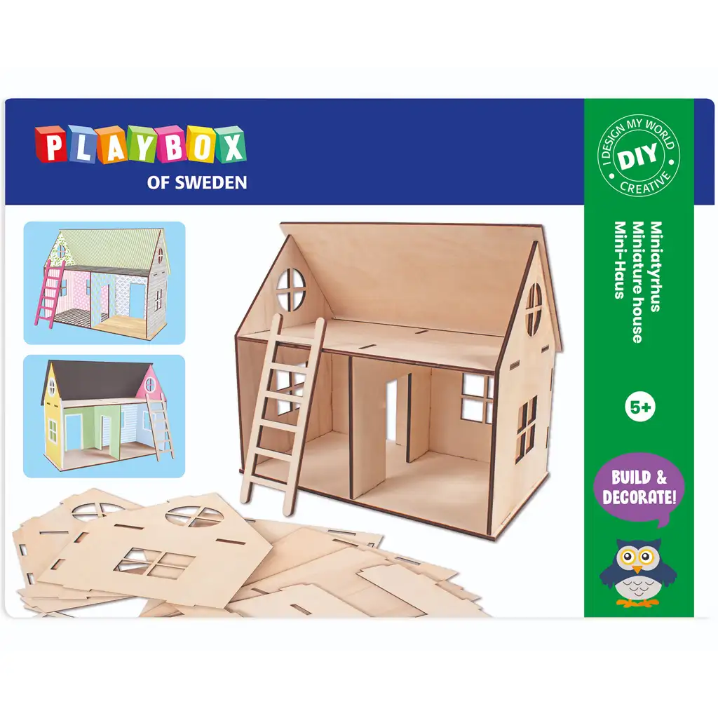 imagen de PlayBox: Casa de bricolaje DIY de madera 1