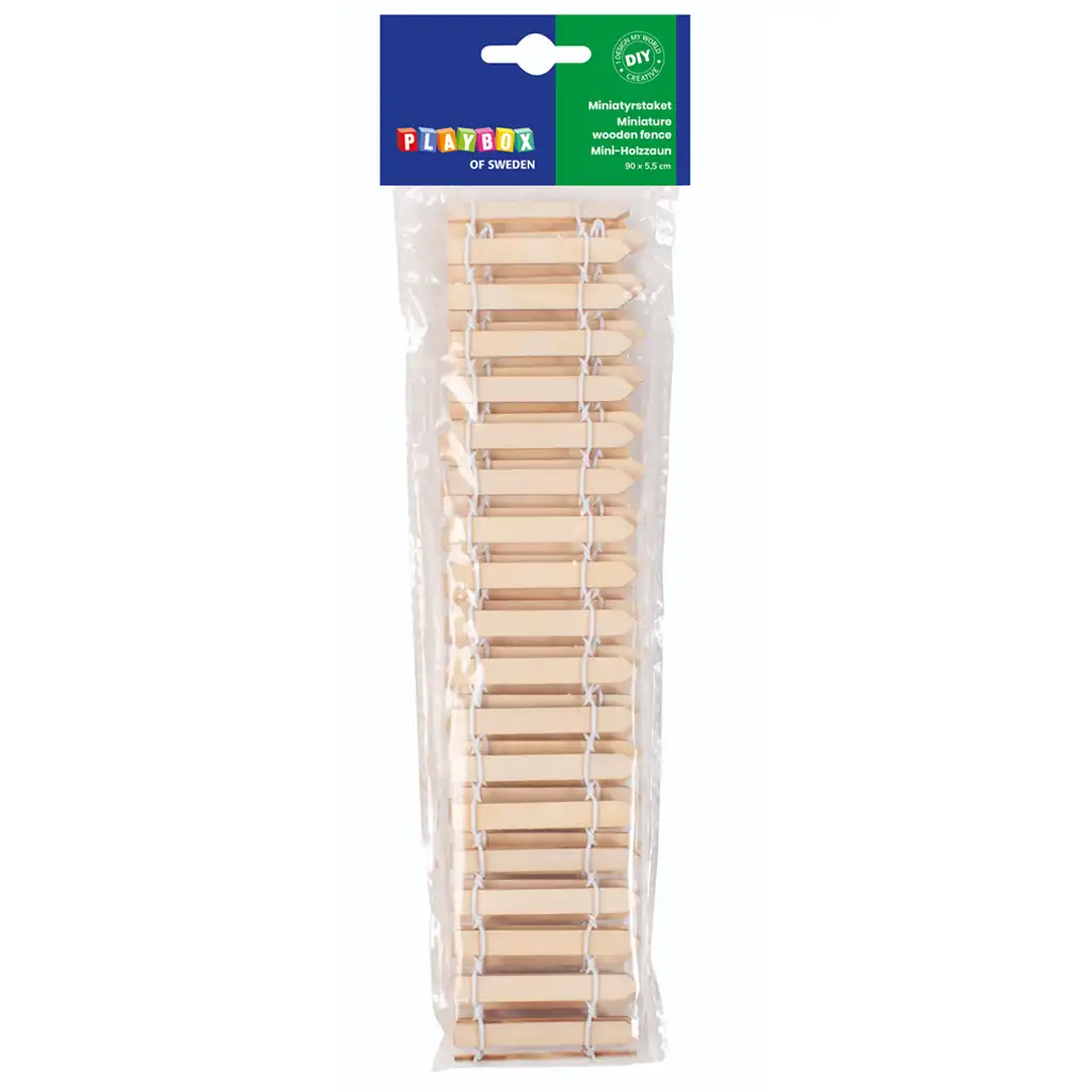 imagen de PlayBox: Cerca de madera 90x5cm 1