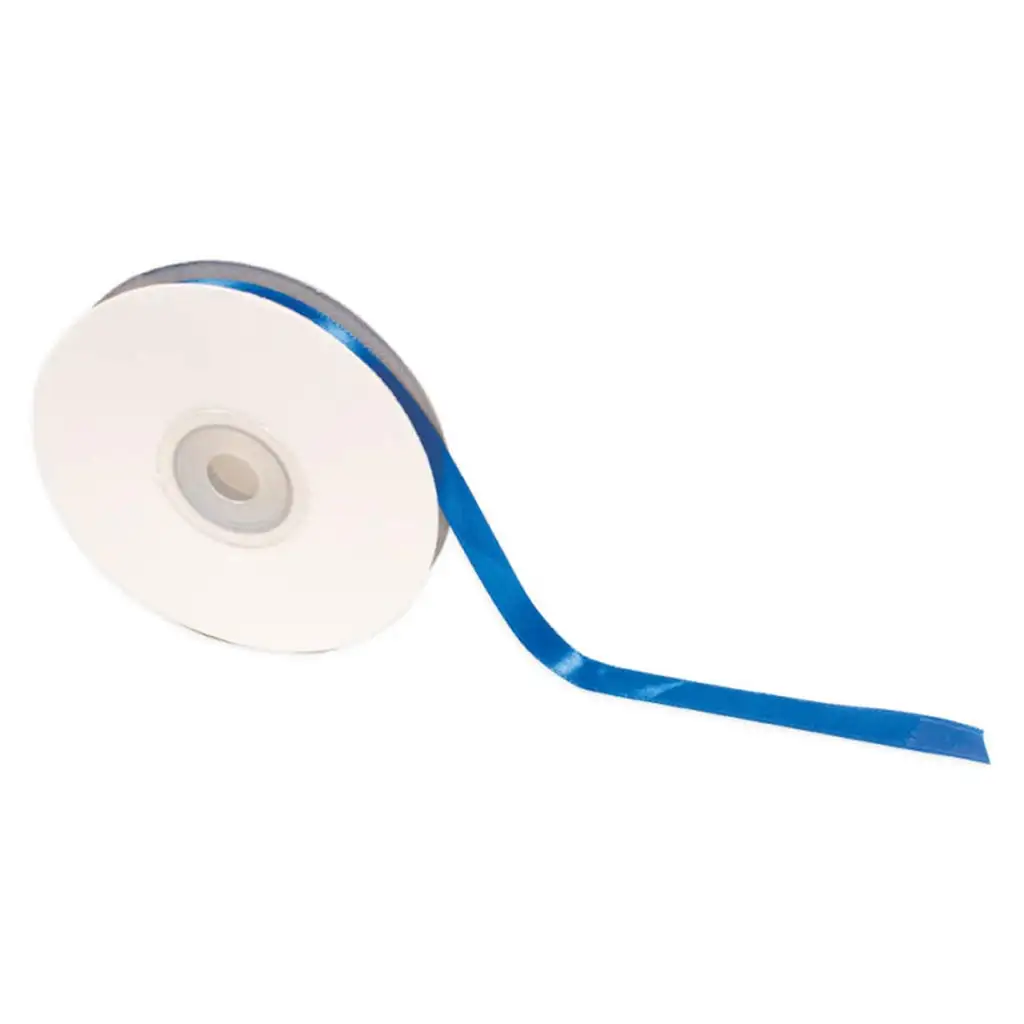 imagen de PlayBox: Cinta de satén de color azul 10mm 30m 1