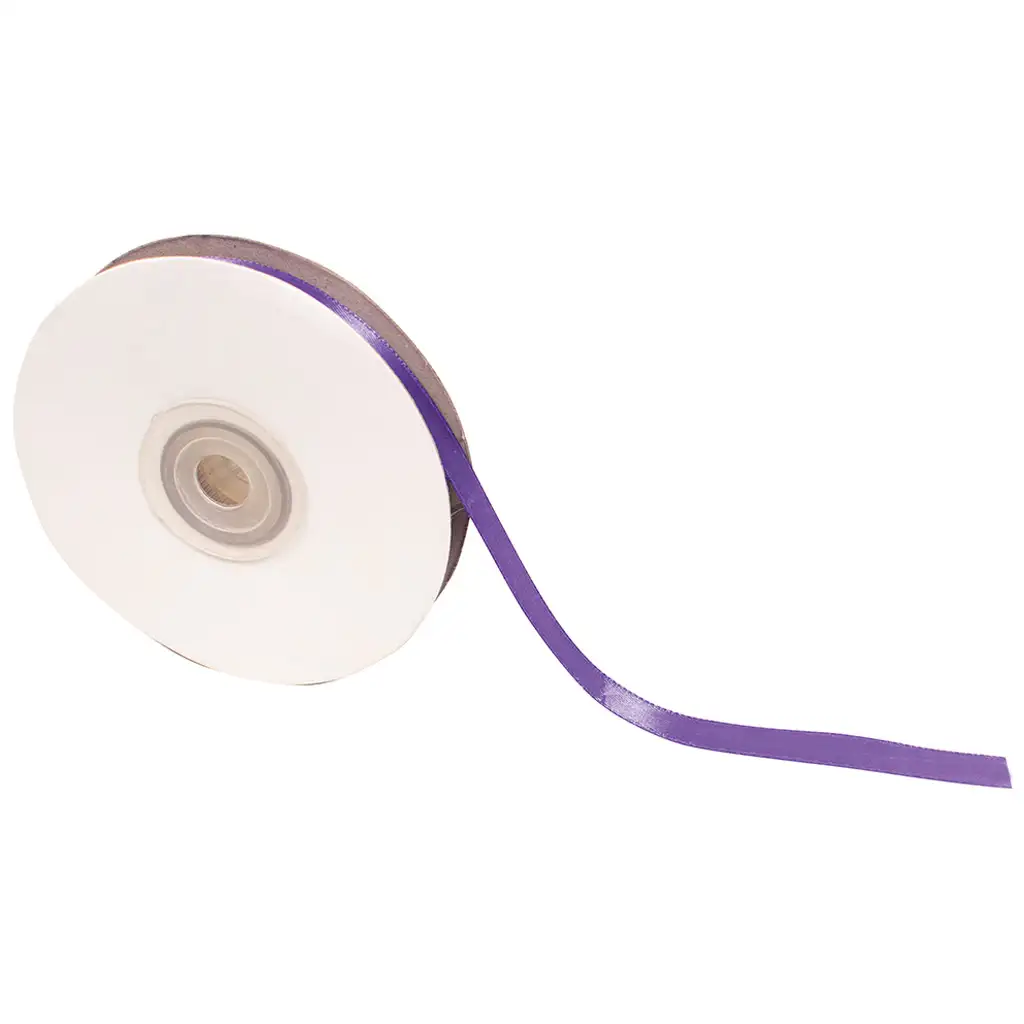 imagen de PlayBox: Cinta de satén en color púrpura 10mm 30m 1