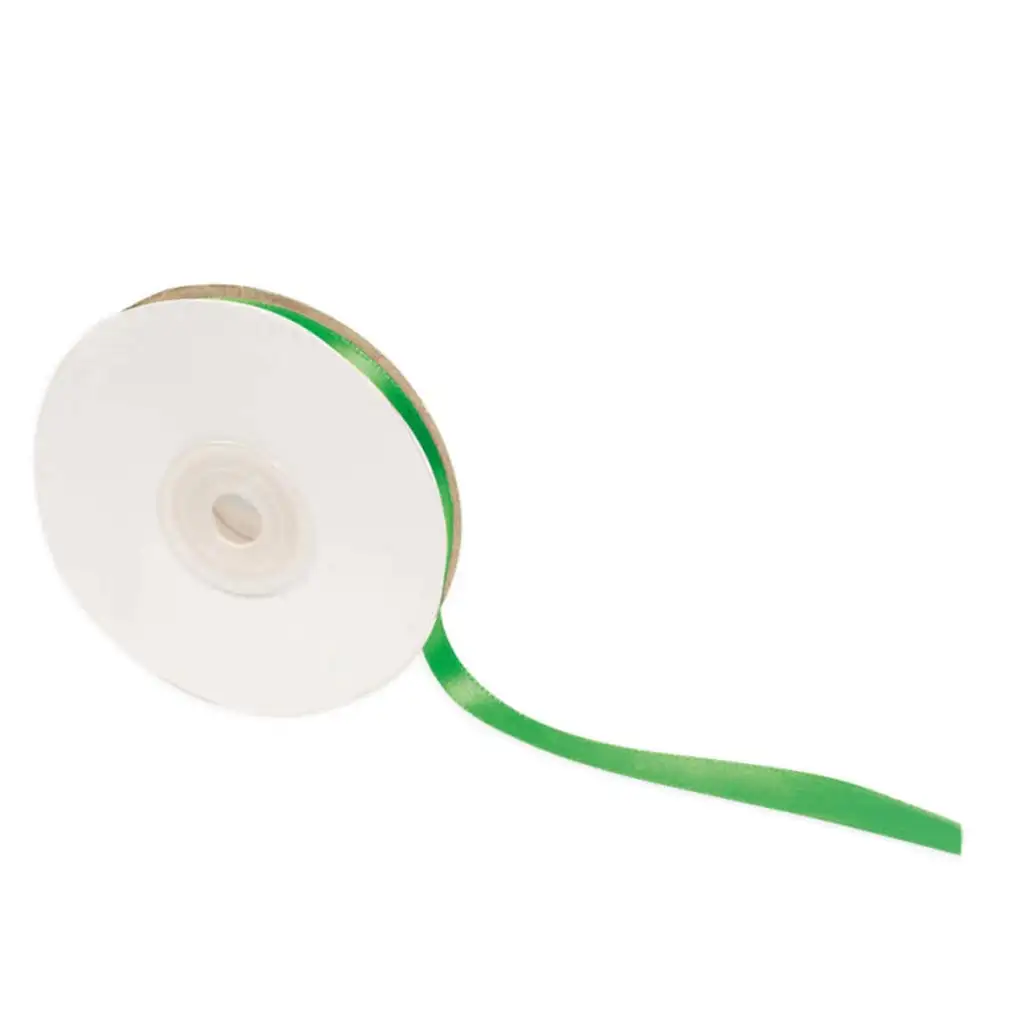 imagen de PlayBox: Cinta de satén verde 10mm 30m 1