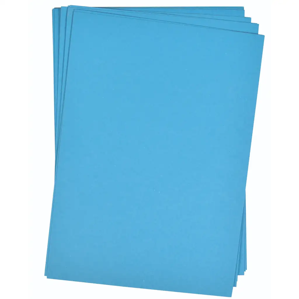 imagen de PlayBox: Conjunto de papel cartón azul A/4 de 25 unidades 180gr 1