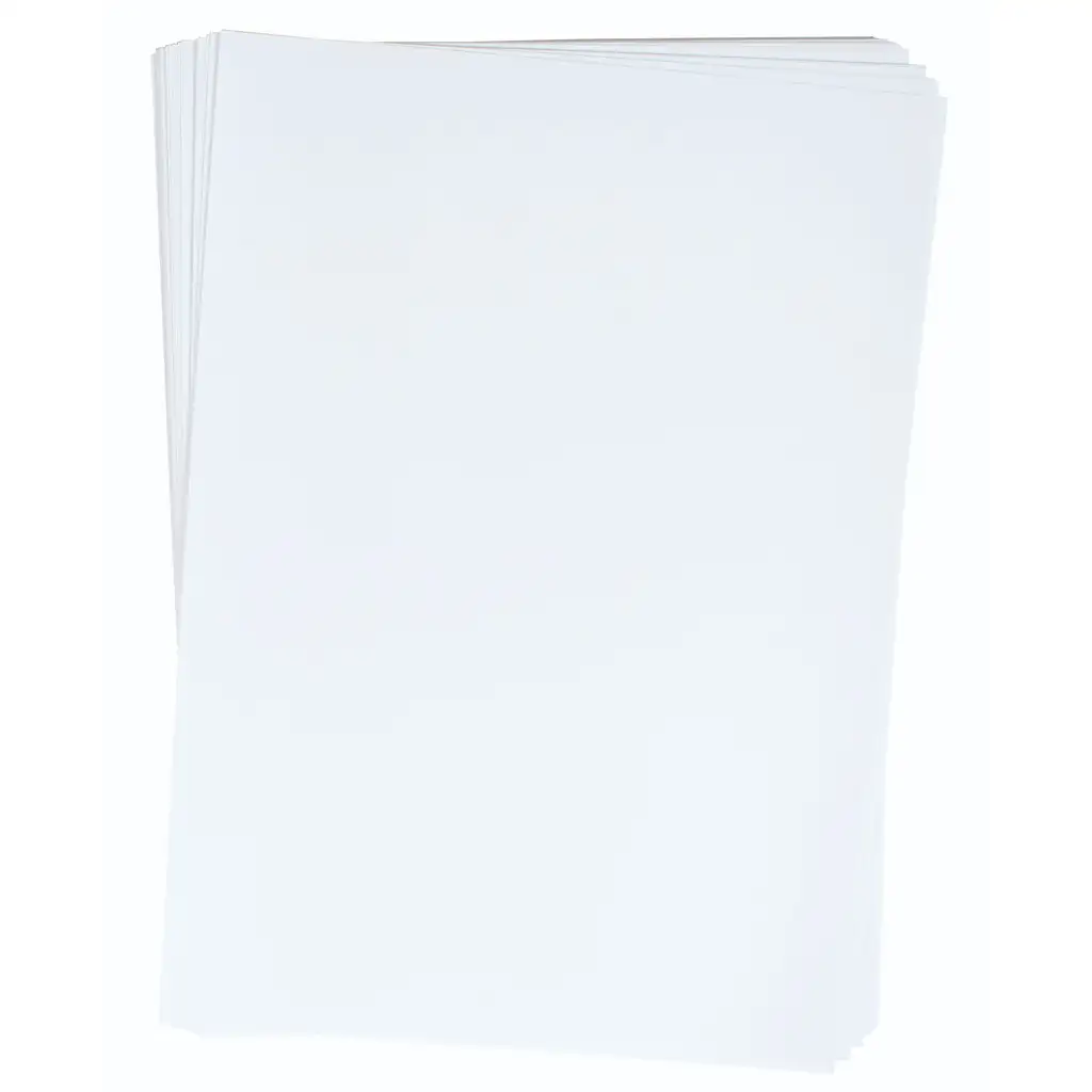 imagen de PlayBox: Conjunto de papel de cartón blanco A/4 de 25 unidades 180gr 1