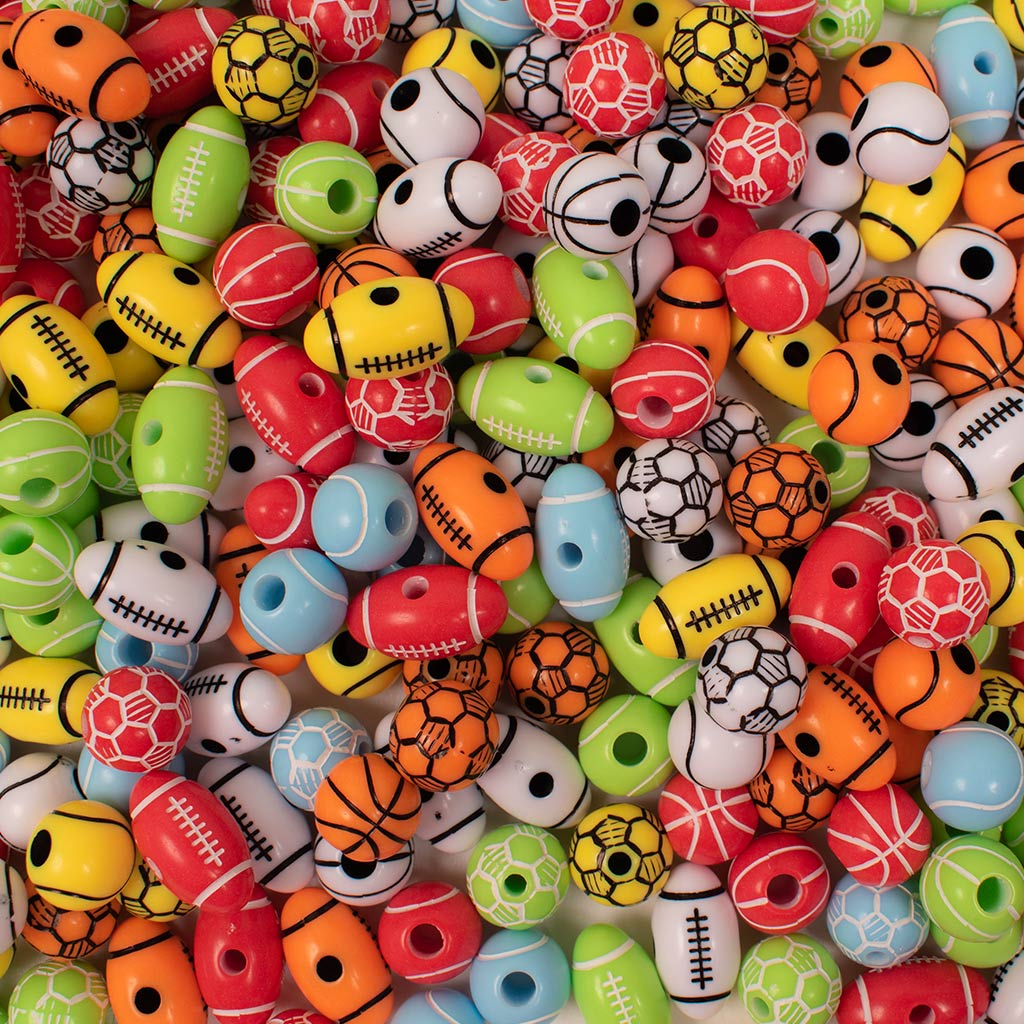 imagen de PlayBox: Conjunto de perlas deportivas de 150 piezas 2