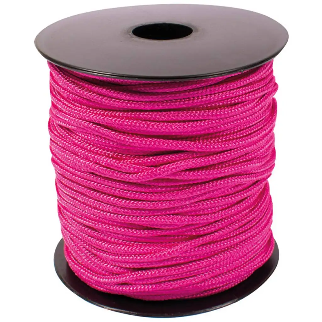 imagen de Playbox: Cuerda de anudar de 2 mm de color rosa de 50 metros 1