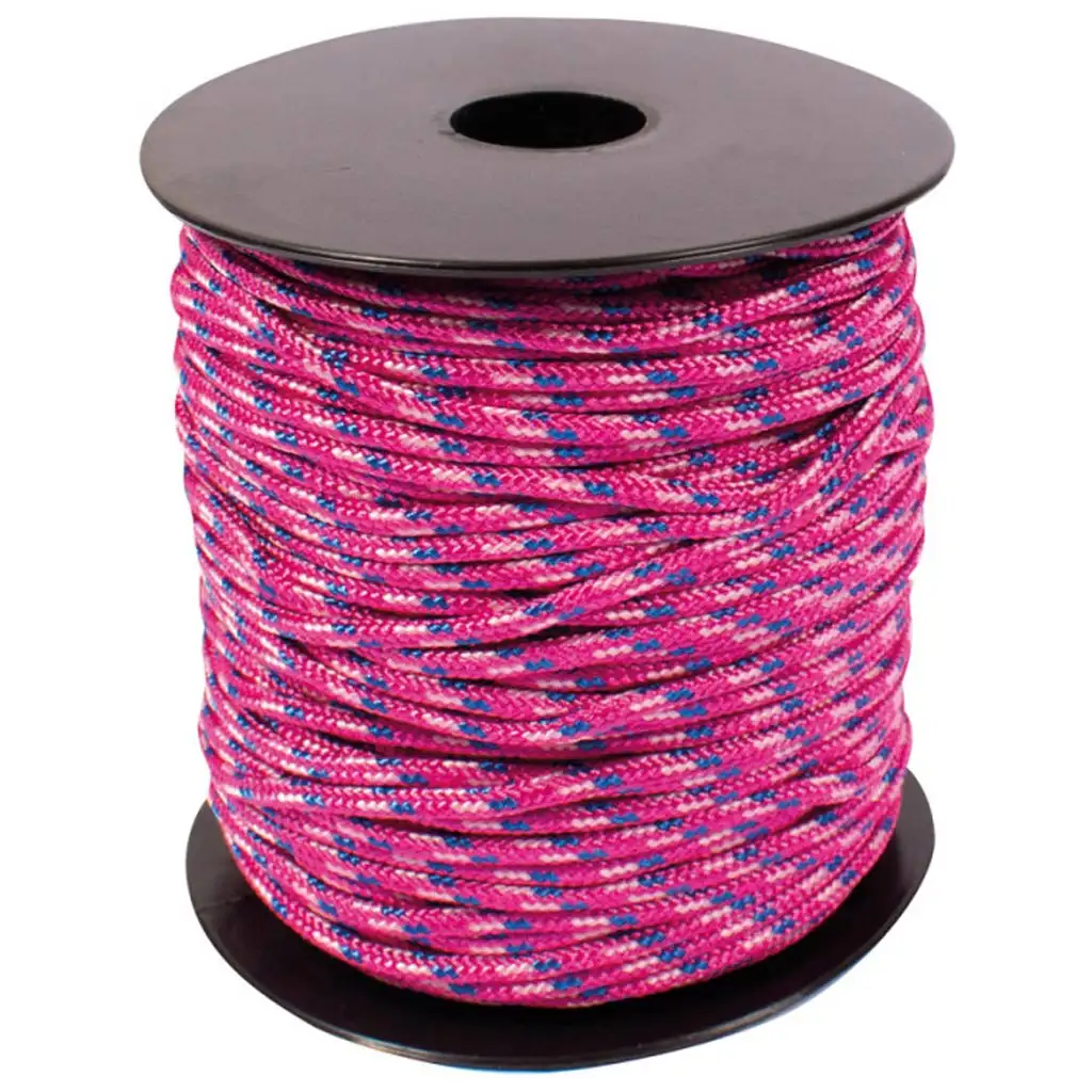 imagen de Playbox: Cuerda de nudos de 2 mm de color rosa-azul de 50 metros 1