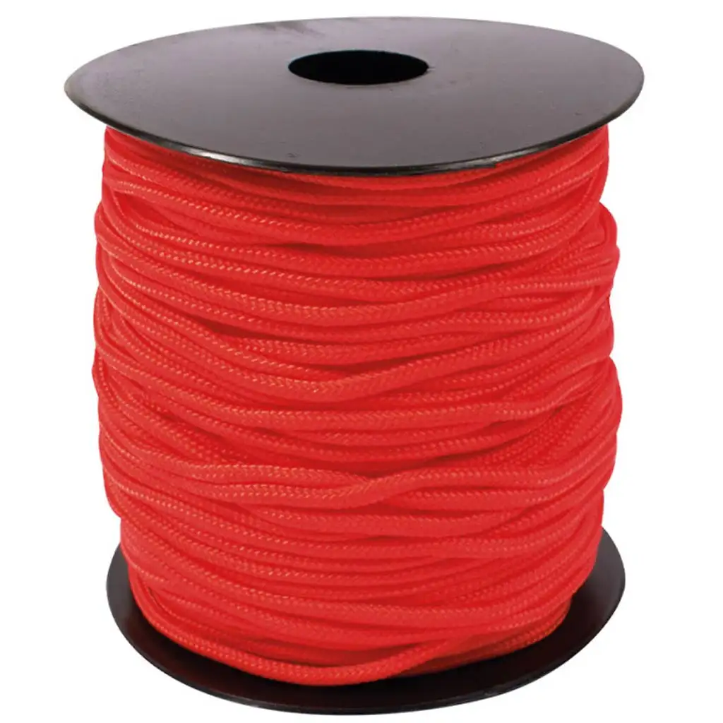 imagen de Playbox: Cuerda de nudos de 2mm de color rojo 50 metros 1
