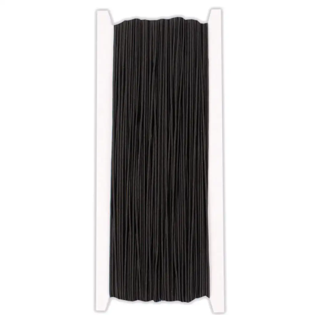 imagen de PlayBox: Cuerda elástica negra de 50 metros de longitud con un grosor de 1 mm 1