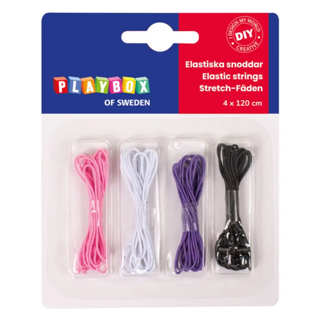 imagen de PlayBox: Cuerdas elásticas de 1 mm de grosor en 4 colores 1