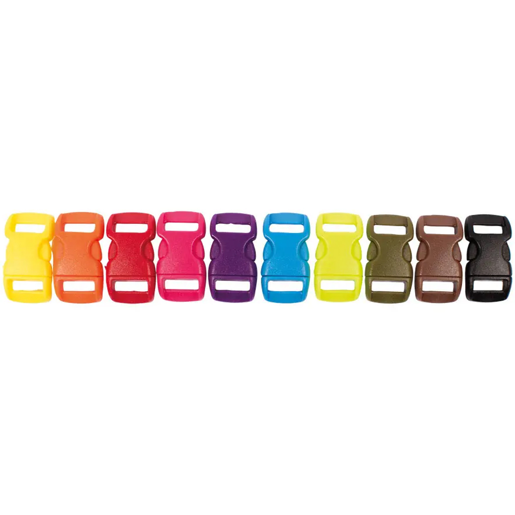 imagen de PlayBox: Juego de 10 broches de plástico de colores de 11mm 1