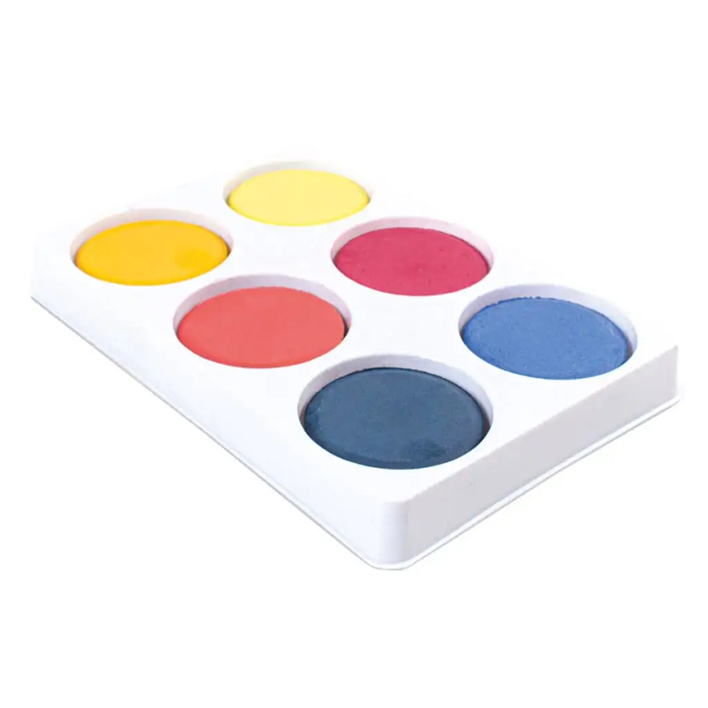 imagen de PlayBox: juego de acuarelas de 6 colores con discos de 57 mm 1