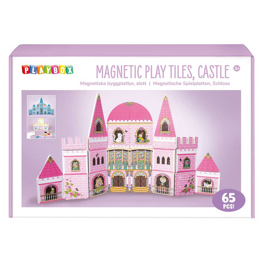 imagen de PlayBox: Juego de construcción magnético - Castillo 1