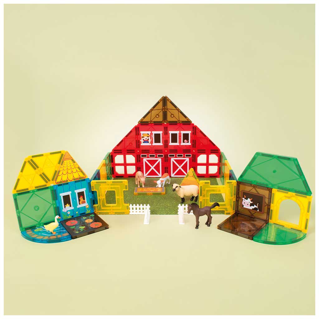 imagen de PlayBox: Juguete de construcción magnético - Granja 2