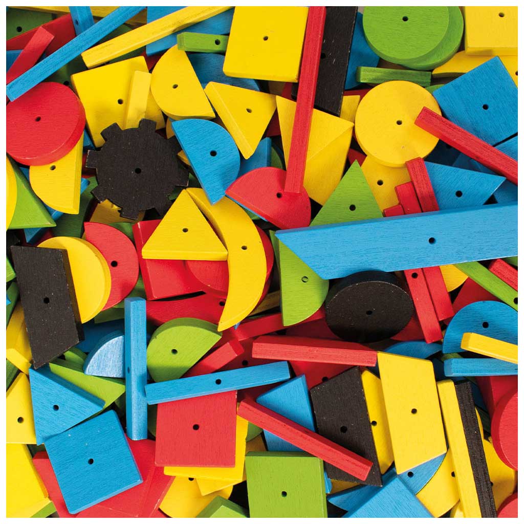 imagen de PlayBox: Set de elementos para crear mosaicos con martillo de 400 piezas 1