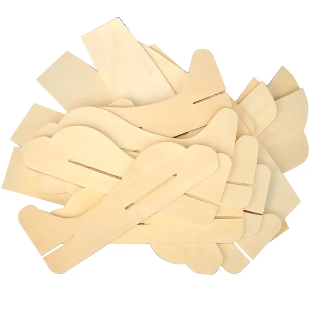 imagen de PlayBox: Maqueta de avión de madera natural desmontable 12 piezas 2