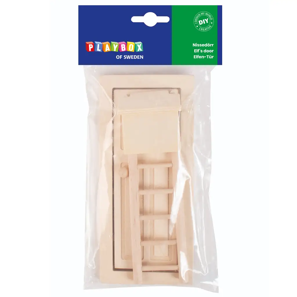 imagen de PlayBox: Mini Elfo conjunto de puerta con escalera y buzón 1
