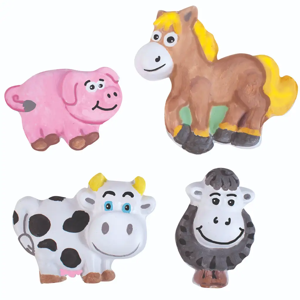 imagen de PlayBox: Molde de yeso de los animales de la granja 17x17cm 2