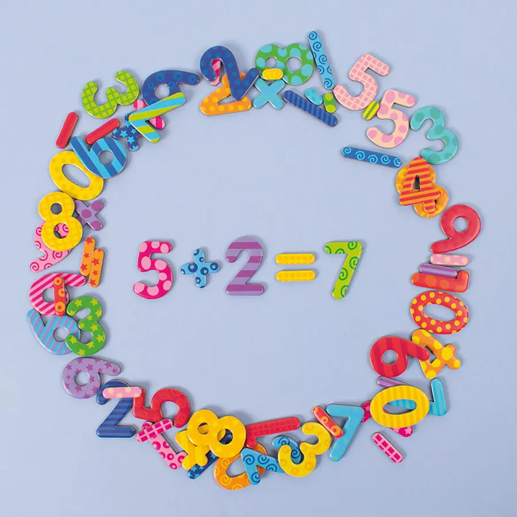 imagen de PlayBox: Números y símbolos magnéticos set de 68 piezas 2