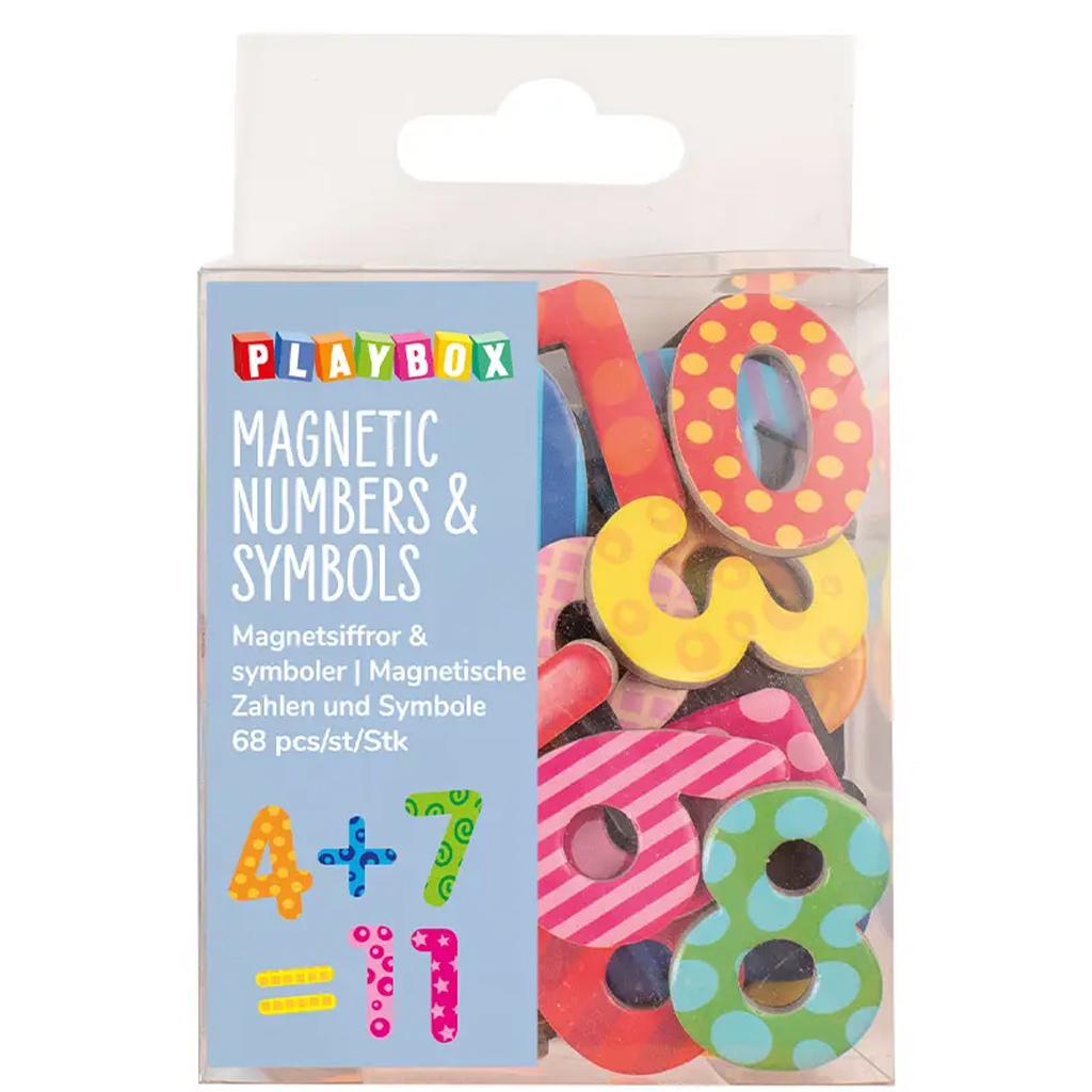 imagen de PlayBox: Números y símbolos magnéticos set de 68 piezas 1