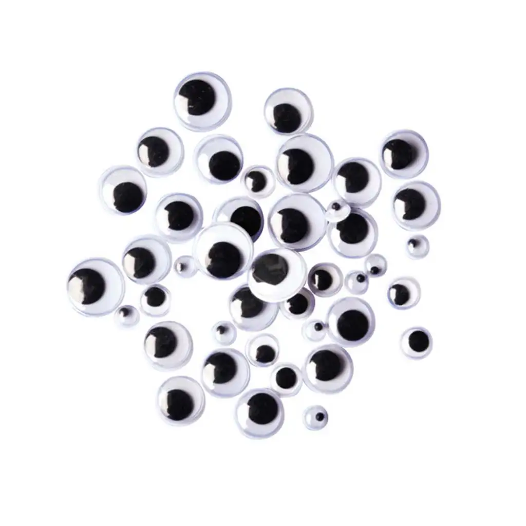 imagen de PlayBox: Ojos móviles en blanco y negro en varios tamaños 300 unidades 1