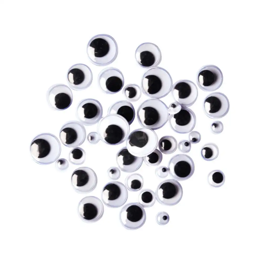 imagen de PlayBox: Ojos ovalados móviles en tres tamaños, set de 200 piezas 1