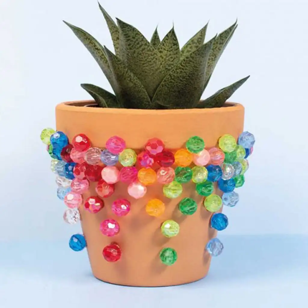 imagen de PlayBox: Paquete de 250 cuentas decorativas de plástico coloridas 3