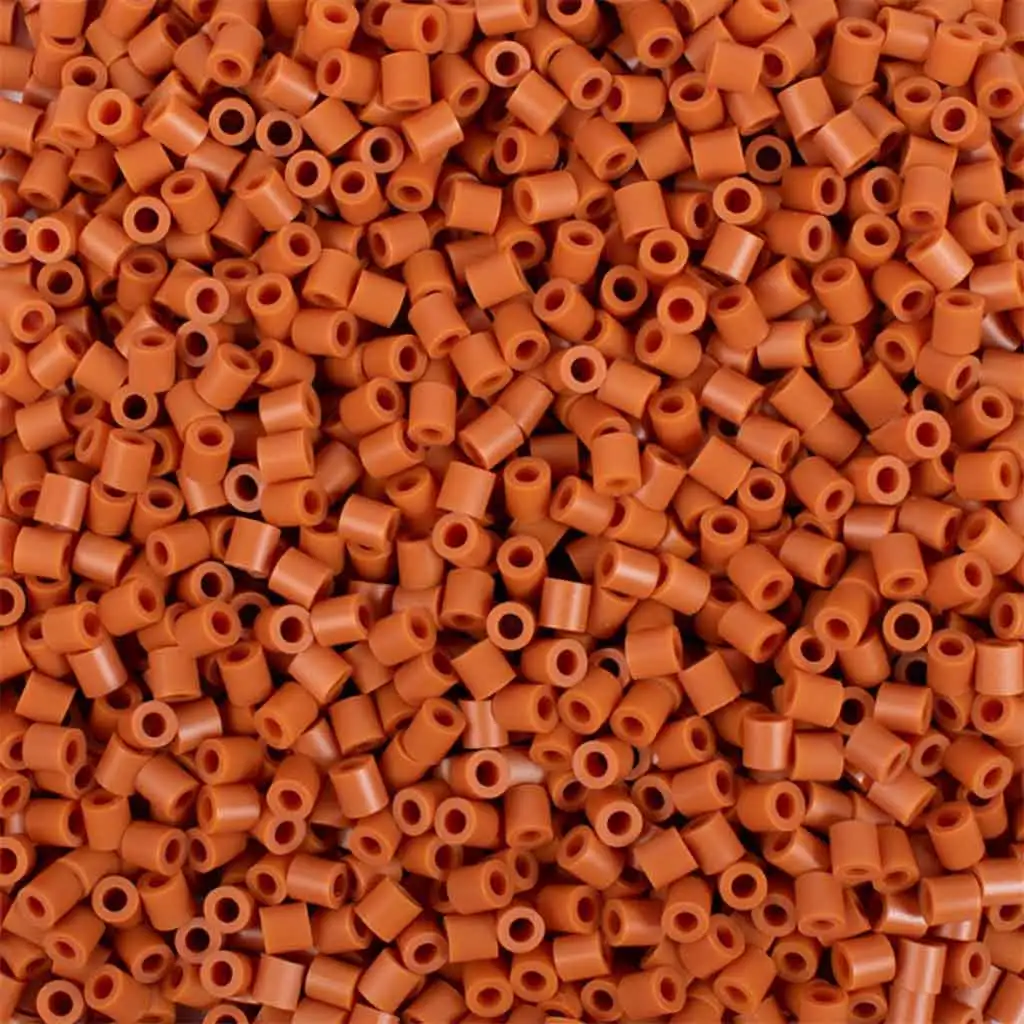 imagen de PlayBox: paquete de 6000 cuentas planas MIDI de 5 mm en color marrón claro 2