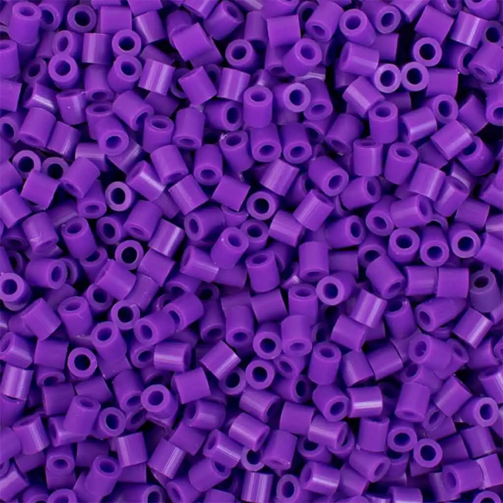 imagen de PlayBox: Perlas MIDI planchables de 5 mm en color lila, paquete de 6000 unidades 2