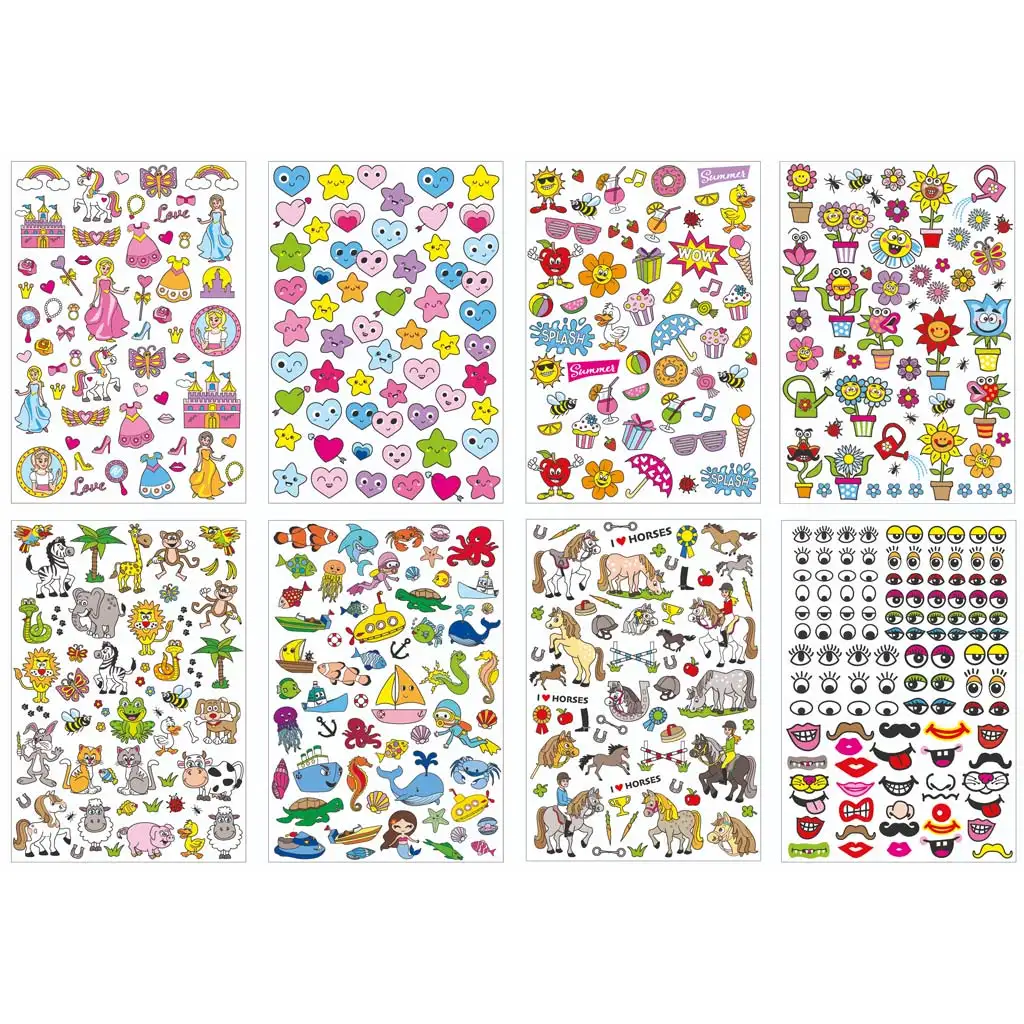 imagen de PlayBox: Princesas set de mega pegatinas de 500 piezas 2