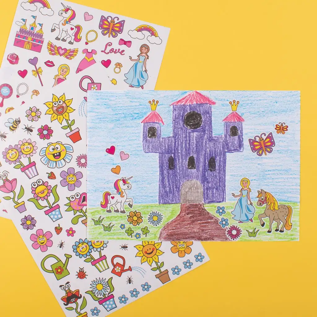 imagen de PlayBox: Princesas set de mega pegatinas de 500 piezas 3