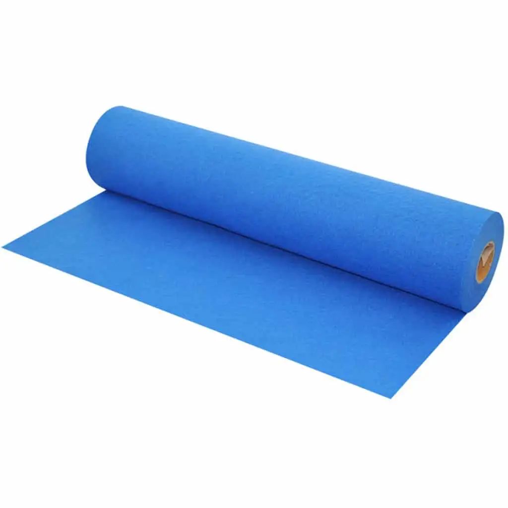 imagen de PlayBox: Rollo de fieltro en color azul 45 x 500cm 1