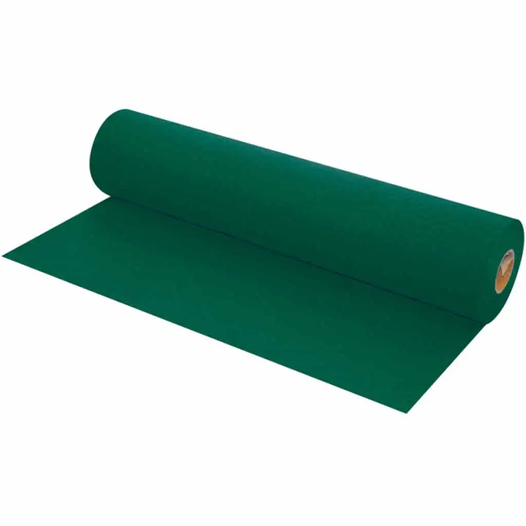 imagen de PlayBox: Rollo de fieltro en color verde oscuro 45 x 500cm 1