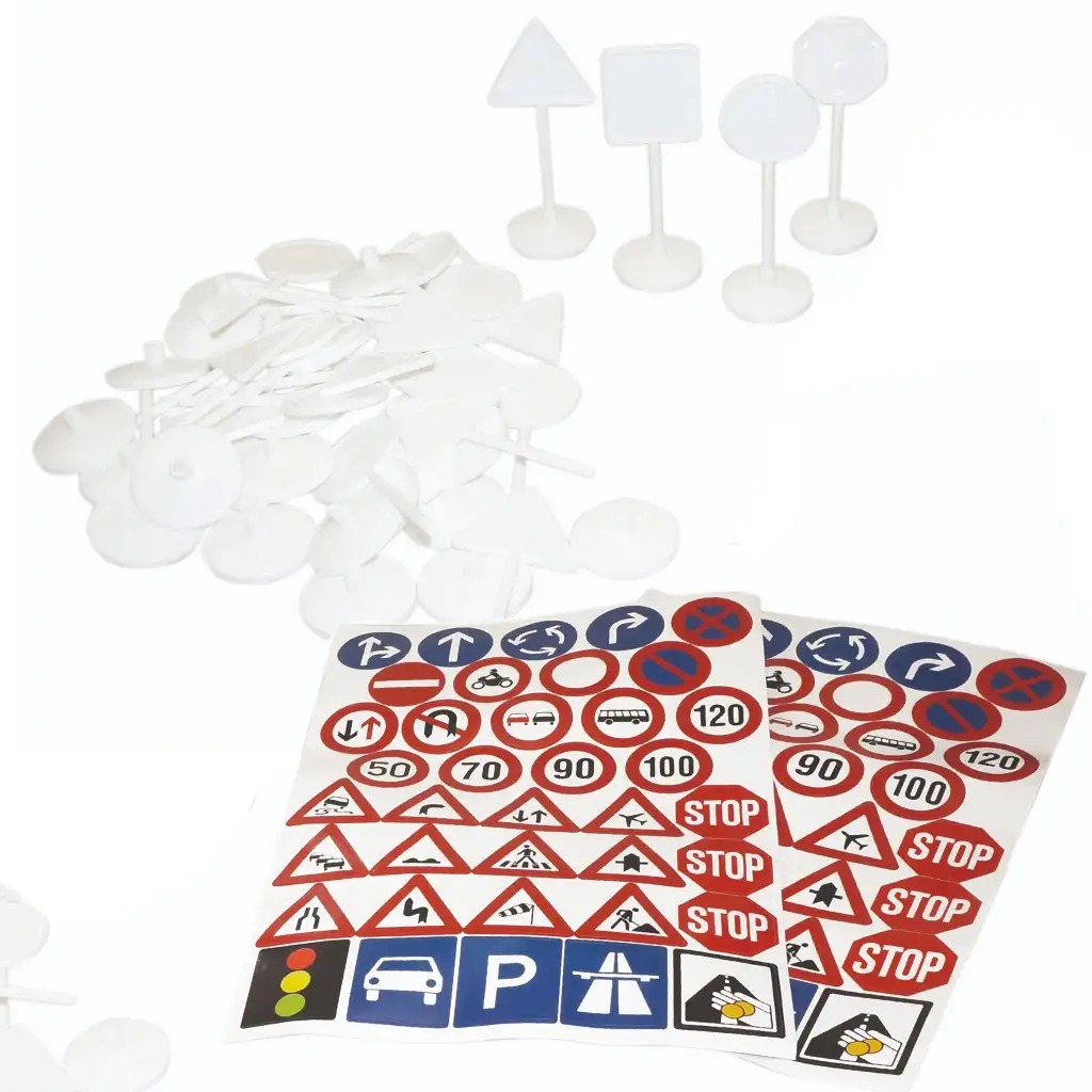 imagen de PlayBox: Señales de tráfico con pegatinas 1