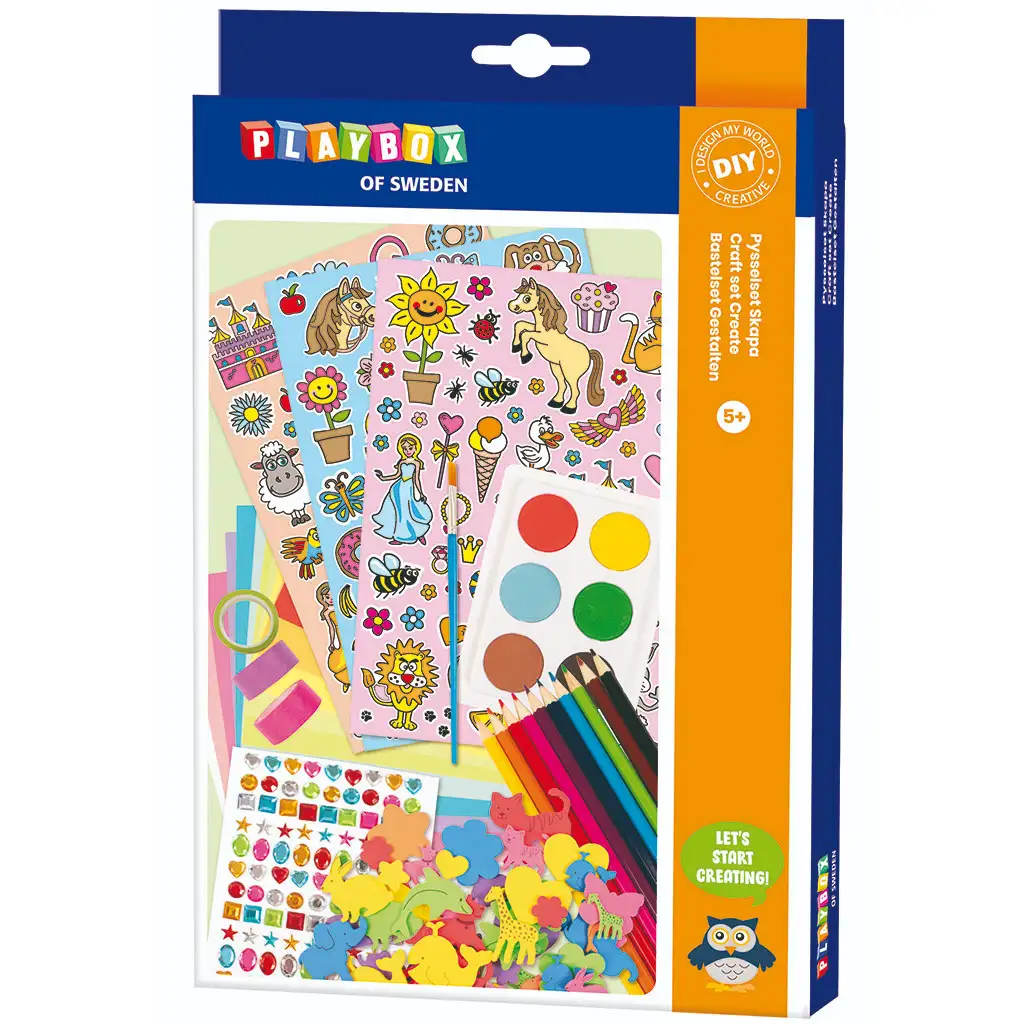 imagen de PlayBox: Set creativo de 350 piezas para chicas con accesorios 1
