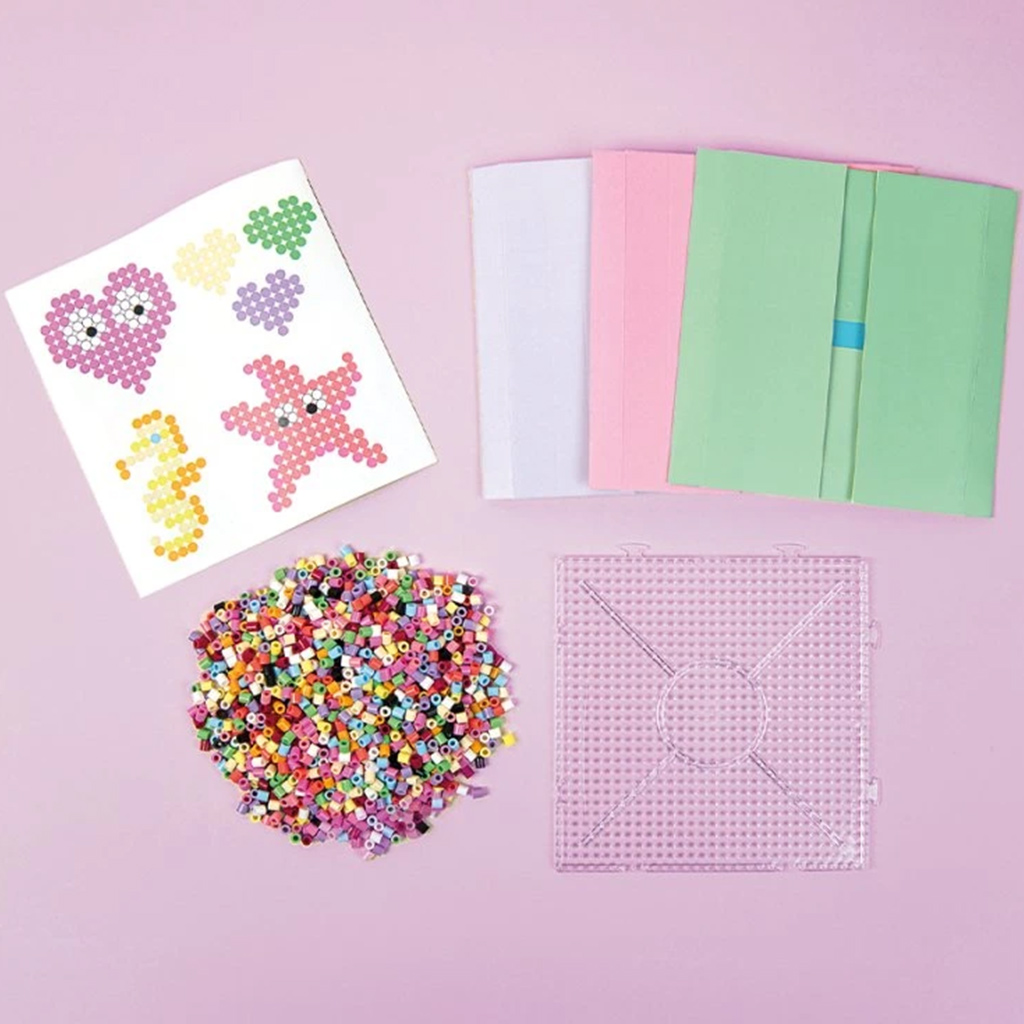 imagen de PlayBox: Set creativo de hacer cuadros de perlas planchables - Unicornio 3
