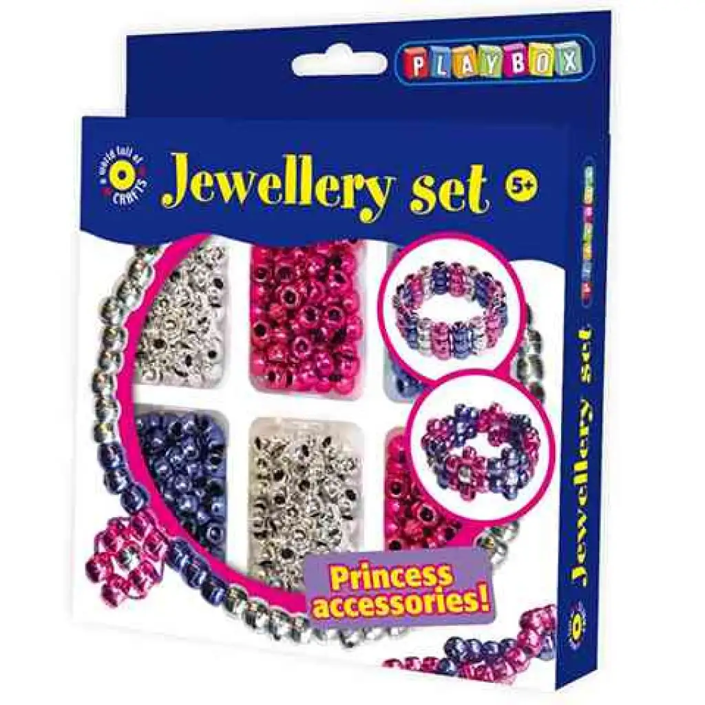 imagen de Playbox: set creativo de perlas metálicas 1