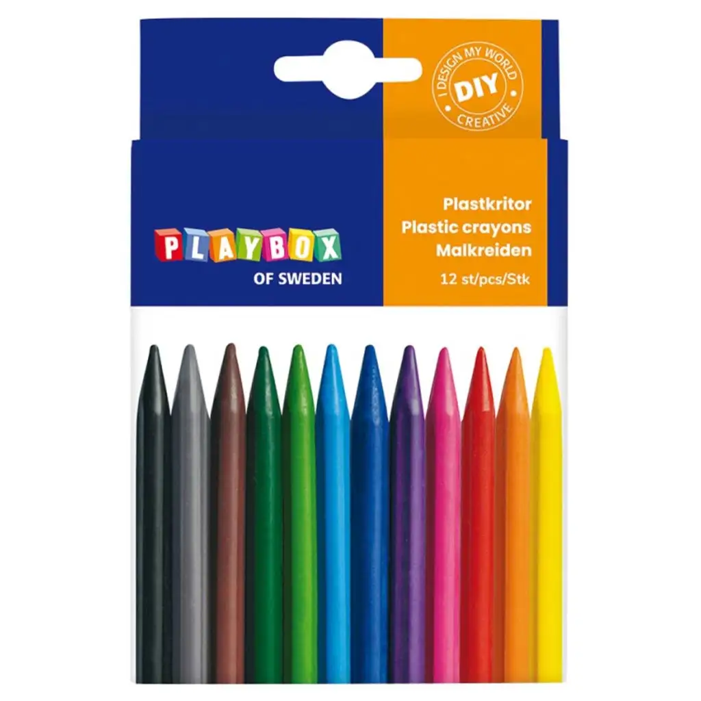 imagen de PlayBox: Set de 12 crayones 1