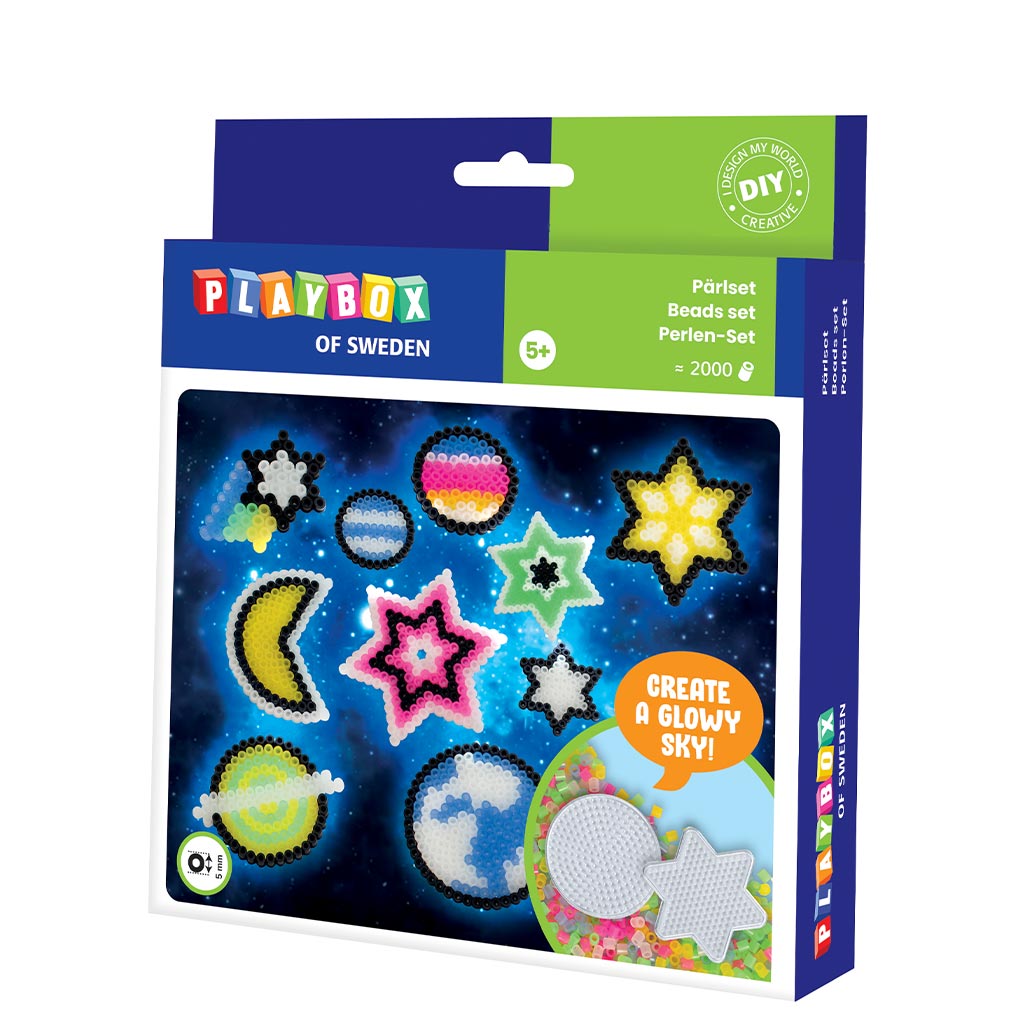 imagen de PlayBox: set de 2000 cuentas MIDI planchables de 5 mm Starry Sky 1