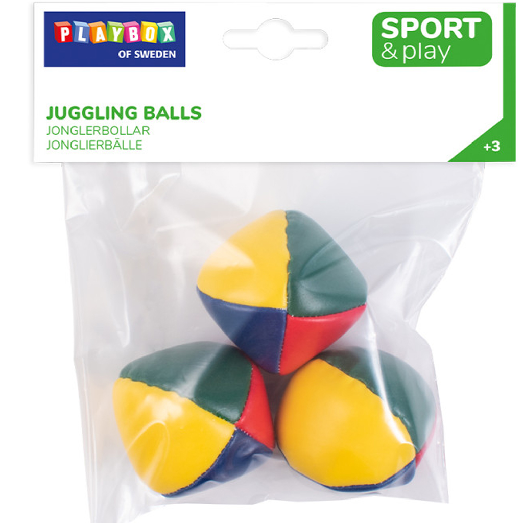 imagen de PlayBox: Set de 3 pelotas de malabarismo 1
