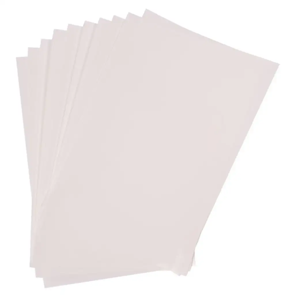 imagen de PlayBox: Set de 5 hojas de película retráctil blanca de 20x30cm 1