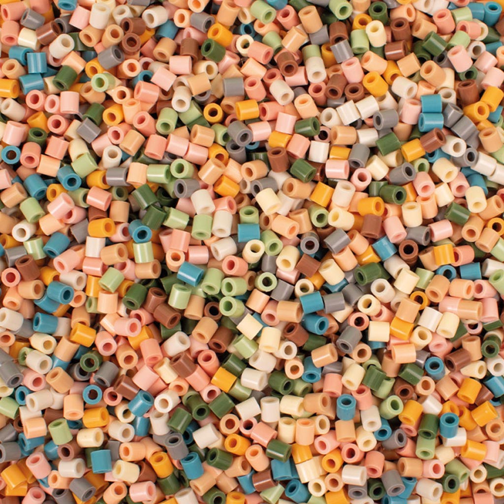 imagen de PlayBox: Set de 5000 perlas MIDI de 5mm en colores pastel en cubo 2